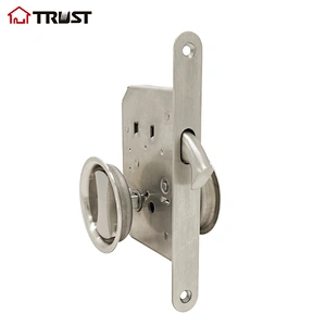 TRUST SD03BK50-SSS Sliding Cavity Door Lock SS304 Handle With Mortise Lock